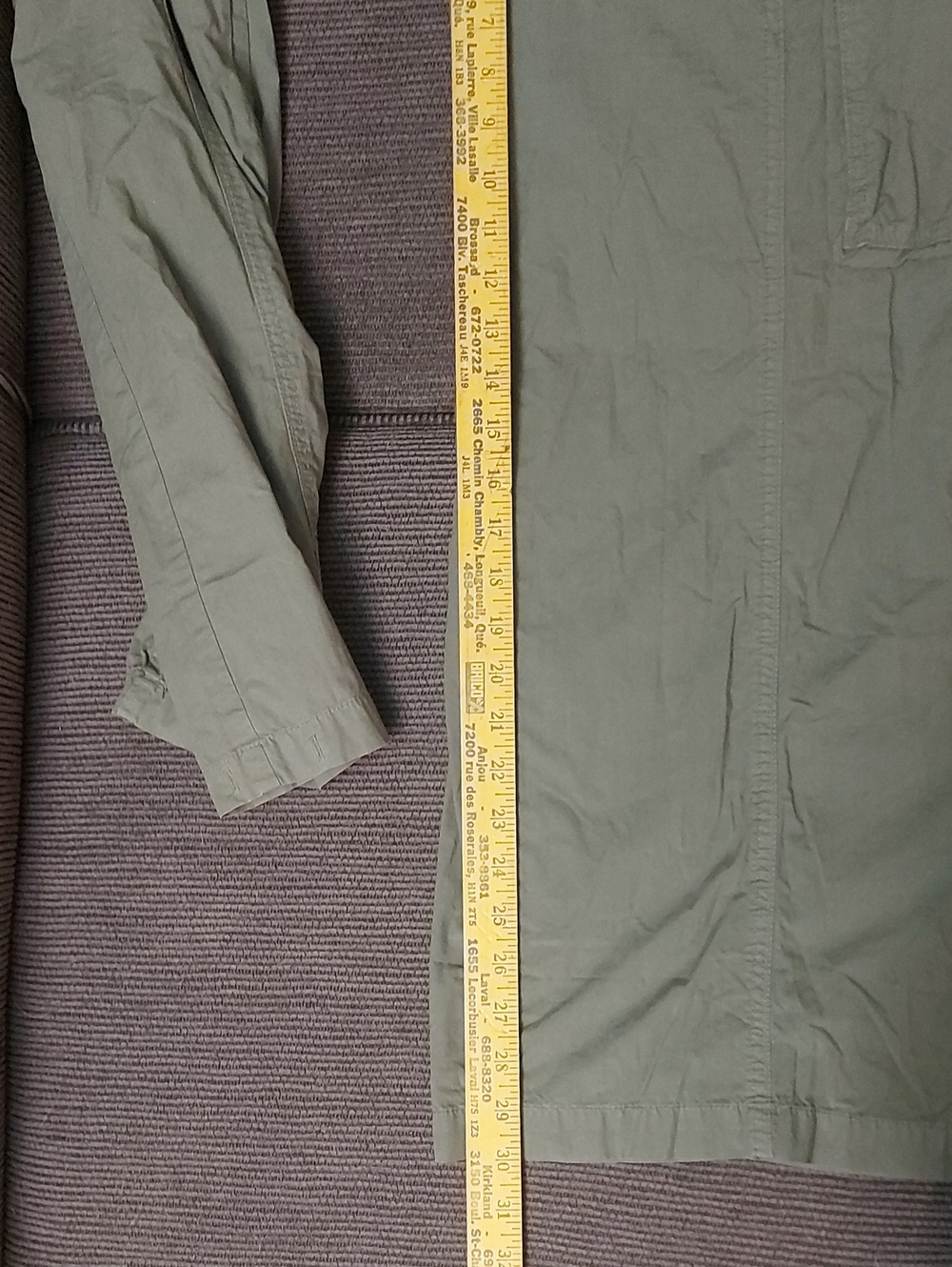 American Outfitters Olive Green Cargo Pants Wide Leg Utility S - Picture 10 of 11